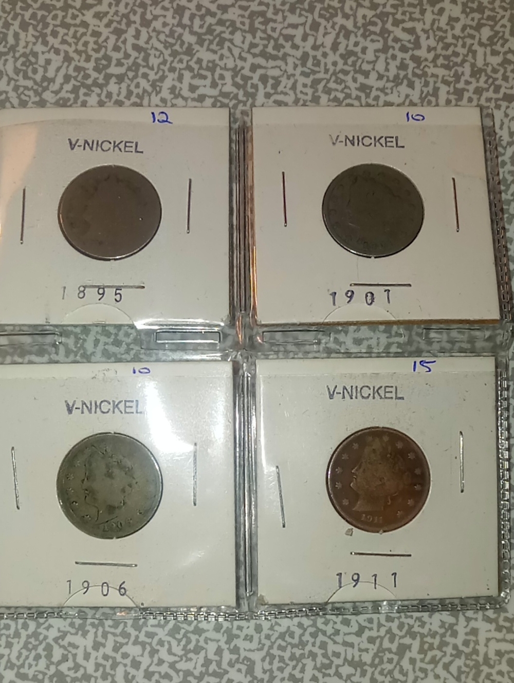Liberty Nickel Lot Of 4